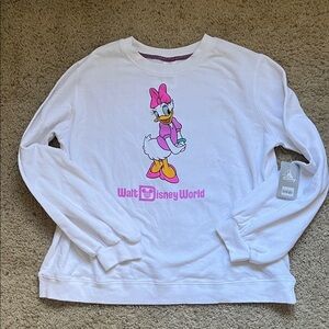 Walt Disney World Daisy crewneck sweatshirt NWT